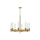 Kuzco Lighting CH416108BG Rue 8-Lights 480W Brushed Gold Chandelier