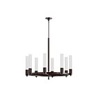 Kuzco Lighting CH416108WB Rue 8-Lights 480W Warm Bronze Chandelier