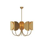 Kuzco Lighting CH450732AG Seno 5-Lights 300W Aged Gold Chandelier