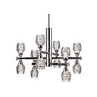 Kuzco Lighting Honeycomb CH52127-CH 60W Chrome LED Rod Chandelier