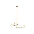 Kuzco Lighting CH55524-BG-OP Cypress 32W Brushed Gold and Opal Glass LED Chandelier