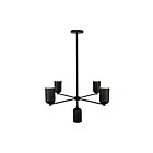 Kuzco Lighting CH57731-BK Nola 5-Lights 200W Black Chandelier