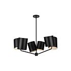 Kuzco Lighting CH58830-BK Keiko 6-Lights 360W Black Chandelier