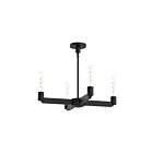 Kuzco Lighting CH607225MB Claire 4-Lights 240W Matte Black Chandelier