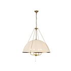 Kuzco Lighting CH661433BG Crosby 4-Lights 240W Brushed Gold Chandelier