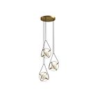 Kuzco Lighting CH76718-BG Aries 29W Brushed Gold LED Chandelier