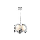 Kuzco Lighting CH77916-CH-OP-UNV Cleo 40W Chrome and Opal Glass LED Chandelier