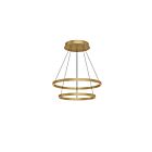 Kuzco Lighting CH87224-BG Cerchio 87W Brushed Gold LED Chandelier
