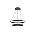 Kuzco Lighting CH87232-BK Cerchio 113W Black LED Chandelier