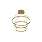 Kuzco Lighting CH87332-BG Cerchio 150W Brushed Gold LED Chandelier