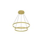 Kuzco Lighting CH87832-BG Cerchio 138W Brushed Gold LED Chandelier