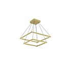 Kuzco Lighting CH88224-BG Piazza 87W Brushed Gold LED Chandelier