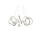 Kuzco Lighting CH93834-AS Synergy 100W Antique Silver LED Chandelier