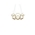 Kuzco Lighting CH94824-AN Oros 78W Antique Brass LED Chandelier