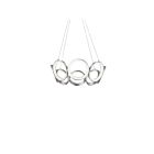 Kuzco Lighting CH94824-AS Oros 78W Antique Silver LED Chandelier