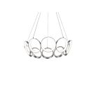 Kuzco Lighting CH94829-AS Oros 100W Antique Silver LED Chandelier