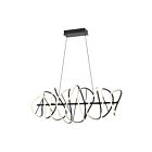Kuzco Lighting CH96442-BK Collide 100W Black LED Chandelier