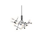 Kuzco Lighting CH97139-BK-UNV Moto 52W Black LED Chandelier