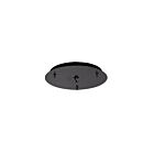 Kuzco Lighting CNP03AC-BC Canopy Black Chrome Pendant Canopy
