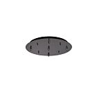 Kuzco Lighting CNP05AC-BC Canopy Black Chrome Pendant Canopy