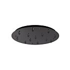 Kuzco Lighting CNP13AC-BC Canopy Black Chrome Pendant Canopy