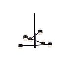 Kuzco Lighting Copenhagen EP48224-BK 38W Black LED Rod Pendant