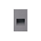 Kuzco Lighting ER3005-GY-12V Sonic 4W Gray LED Step Light 3000K