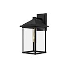 Kuzco Lighting EW552007BKCL Larchmont 1-Light 60W Clear Glass and Textured Black Indoor Wall Sconces
