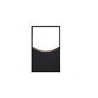 Kuzco Lighting Zodiac EW6612-BK 8W Black LED Outdoor Wall Sconces