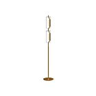 Kuzco Lighting FL28563-BG Hilo 17W Brushed Gold LED Floor Lamp