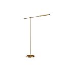 Kuzco Lighting FL316655VBMS Astrid 5W Metal Shade and Vintage Brass LED Floor Lamp