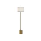 Kuzco Lighting FL418761BGIL Issa 1-Light 60W Brushed Gold and Ivory Linen Floor Lamp
