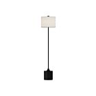 Kuzco Lighting FL418761MBIL Issa 1-Light 60W Matte Black and Ivory Linen Floor Lamp