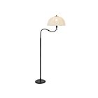 Kuzco Lighting FL661068MB Crosby 1-Light 60W Matte Black Floor Lamp