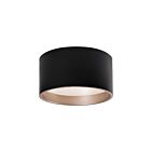 Kuzco Lighting FM11414-BK-5CCT Mousinni 22W Black LED Flush Mount