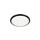 Kuzco Lighting FM1512-BK Malta 13W Black LED Flush Mount