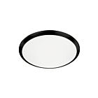 Kuzco Lighting FM1515-BK Malta 19W Black LED Flush Mount
