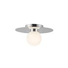 Kuzco Lighting FM15510-CH-UNV Elixir 9W Chrome LED Flush Mount