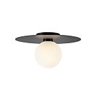 Kuzco Lighting FM15514-BK-UNV Elixir 13W Black LED Flush Mount