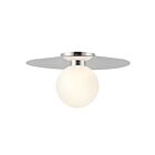 Kuzco Lighting FM15514-CH-UNV Elixir 13W Chrome LED Flush Mount