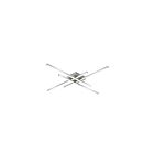 Kuzco Lighting FM18232-BN Vega Minor 46W Brushed Nickel LED Flush Mount
