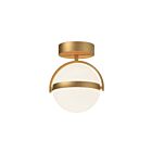 Kuzco Lighting FM301001BG-UNV Globo 11W Brushed Gold LED Flush Mount