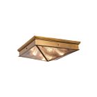Kuzco Lighting FM332919VBCR Cairo 4-Lights 160W Vintage Brass Flush Mount
