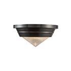 Kuzco Lighting FM348010UBPG Willard 1-Light 60W Polished Nickel Flush Mount