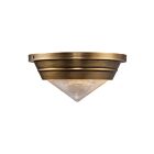 Kuzco Lighting FM348010VBPG Willard 1-Light 60W Polished Nickel Flush Mount
