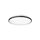 Kuzco Lighting FM43313-BK Brook 26W Black LED Flush Mount