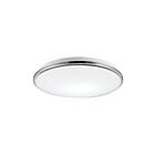 Kuzco Lighting FM43313-CH-5CCT Brook 26W Chrome LED Flush Mount