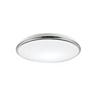 Kuzco Lighting FM43315-CH-5CCT Brook 30W Chrome LED Flush Mount
