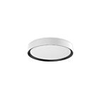 Kuzco Lighting FM43916-WH-BK-5CCT Essex 30W White and Black LED Flush Mount