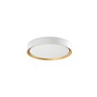 Kuzco Lighting FM43916-WH-GD-5CCT Essex 30W White and Gold LED Flush Mount